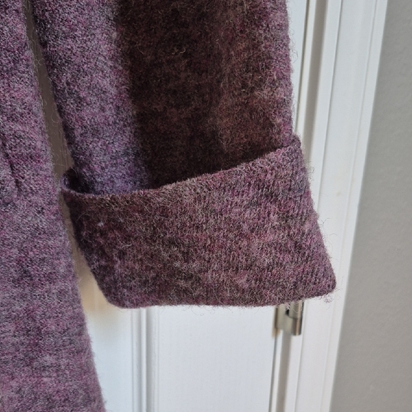 Soft Surroundings Lavender Cardigan with Floral Accents - Picture 4 of 10